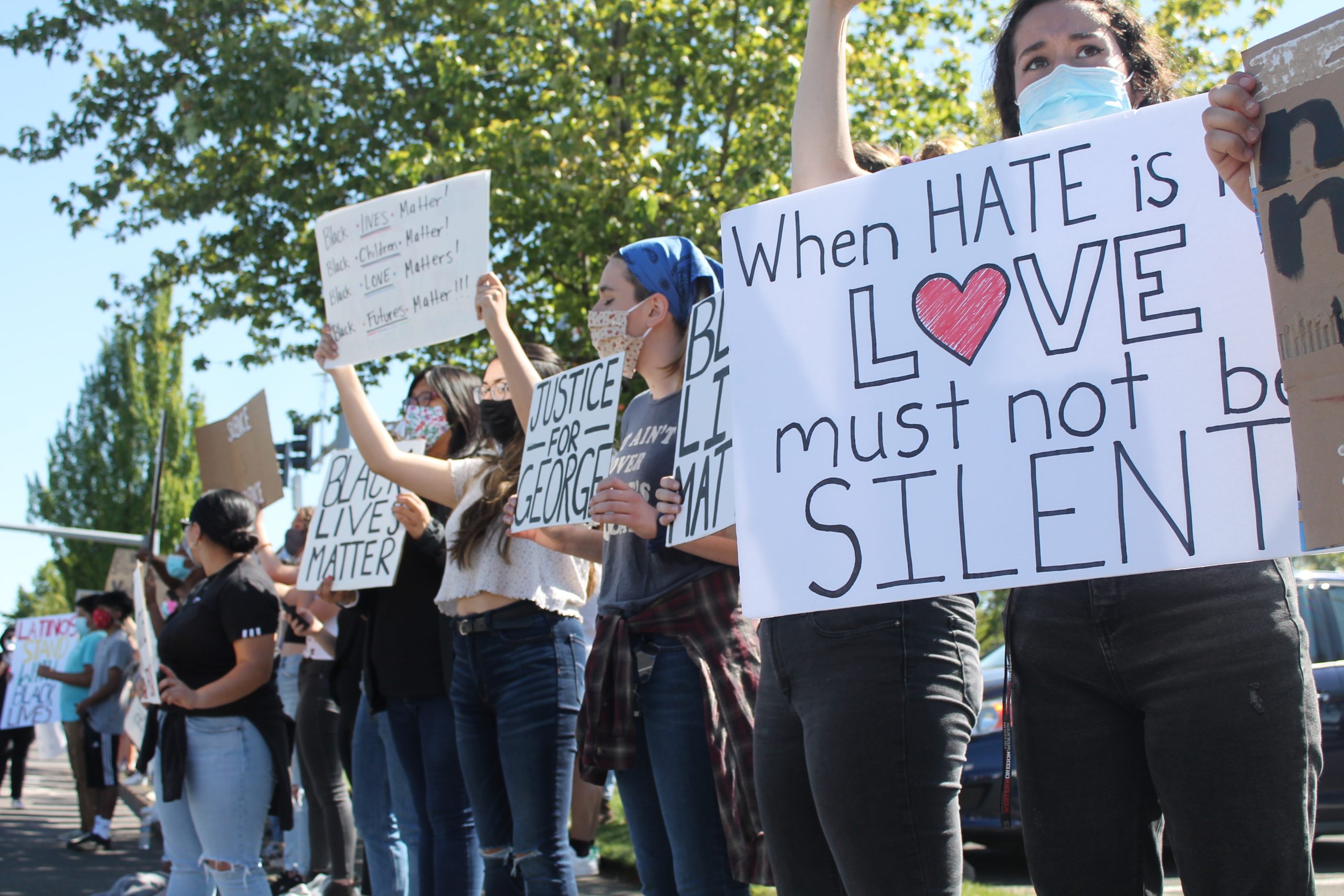 Protests Held On Lancaster And Court During Salem’s 5th Day Of Demonstrations