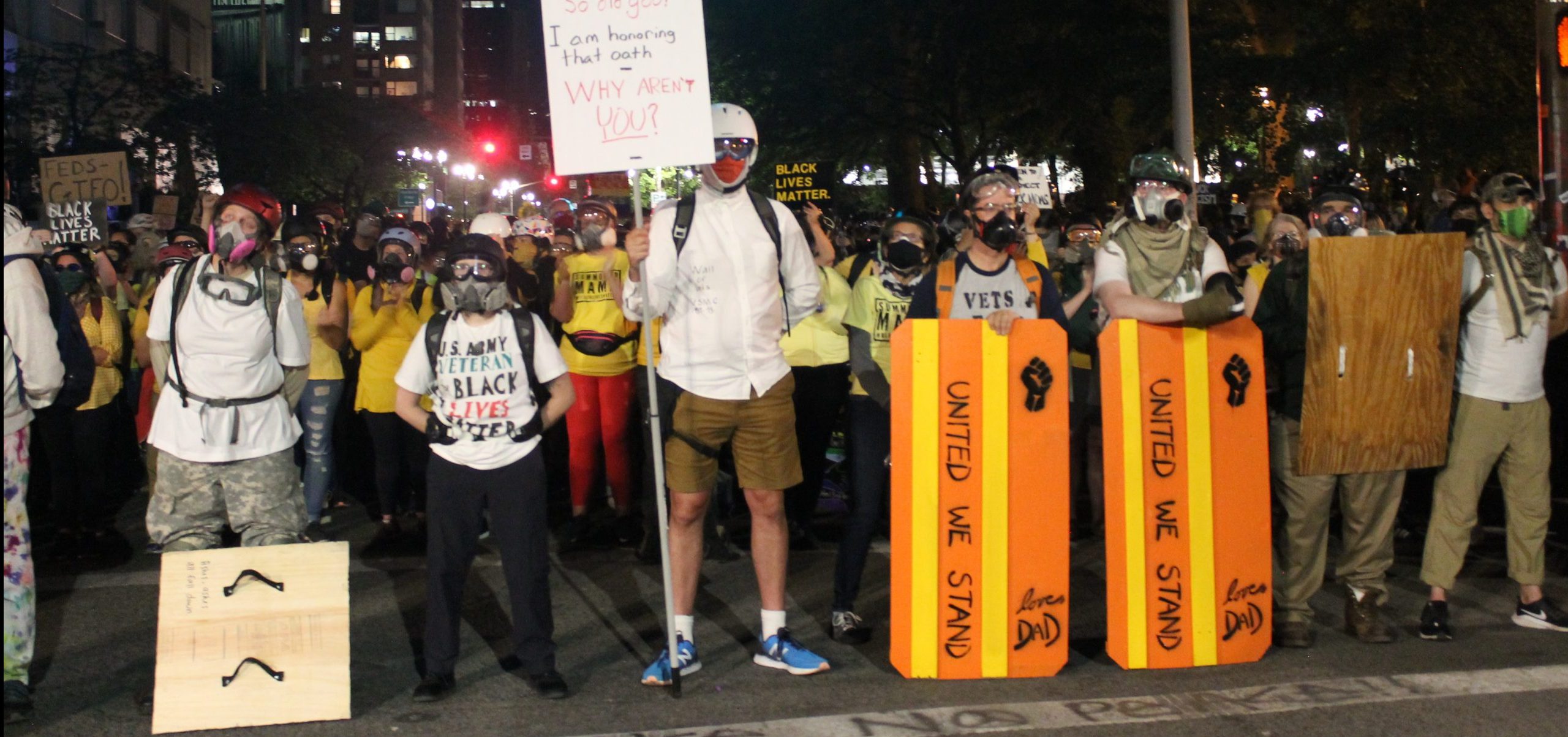 Tuesday’s Protest Draws 1000; Quieter Than Previous Nights