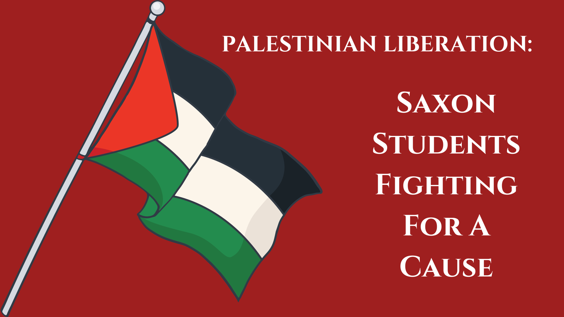 Clip-art with image of Palestinian flag.