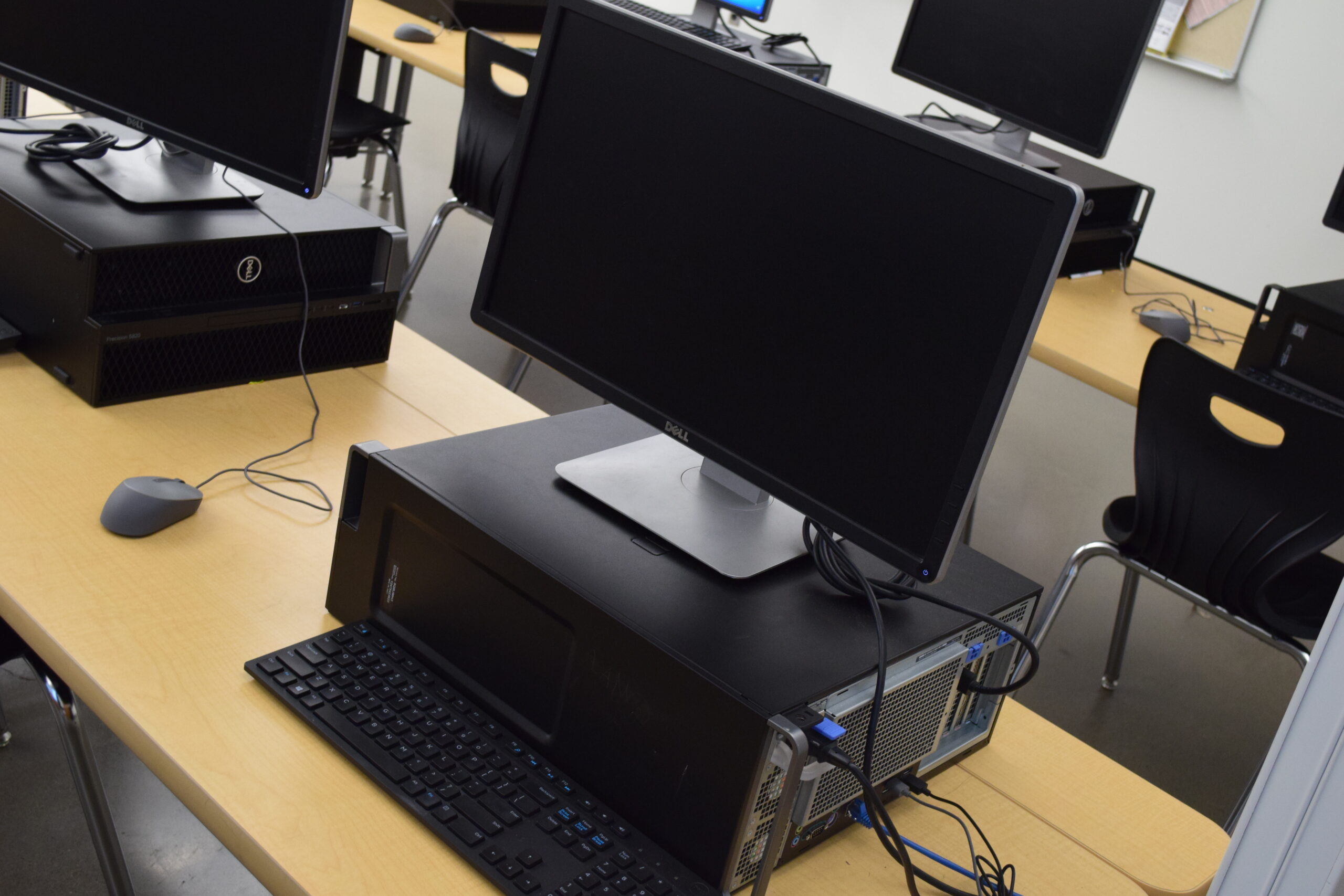 Image of a desktop computer at South Salem High School.