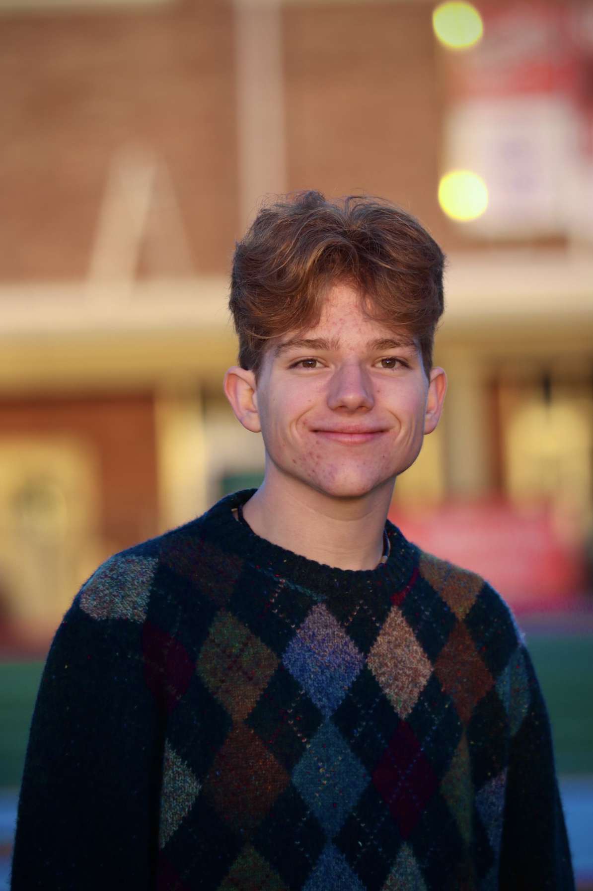 Image of Henry Langen Swartzendruber at the South Salem High School Senior Sunrise event.