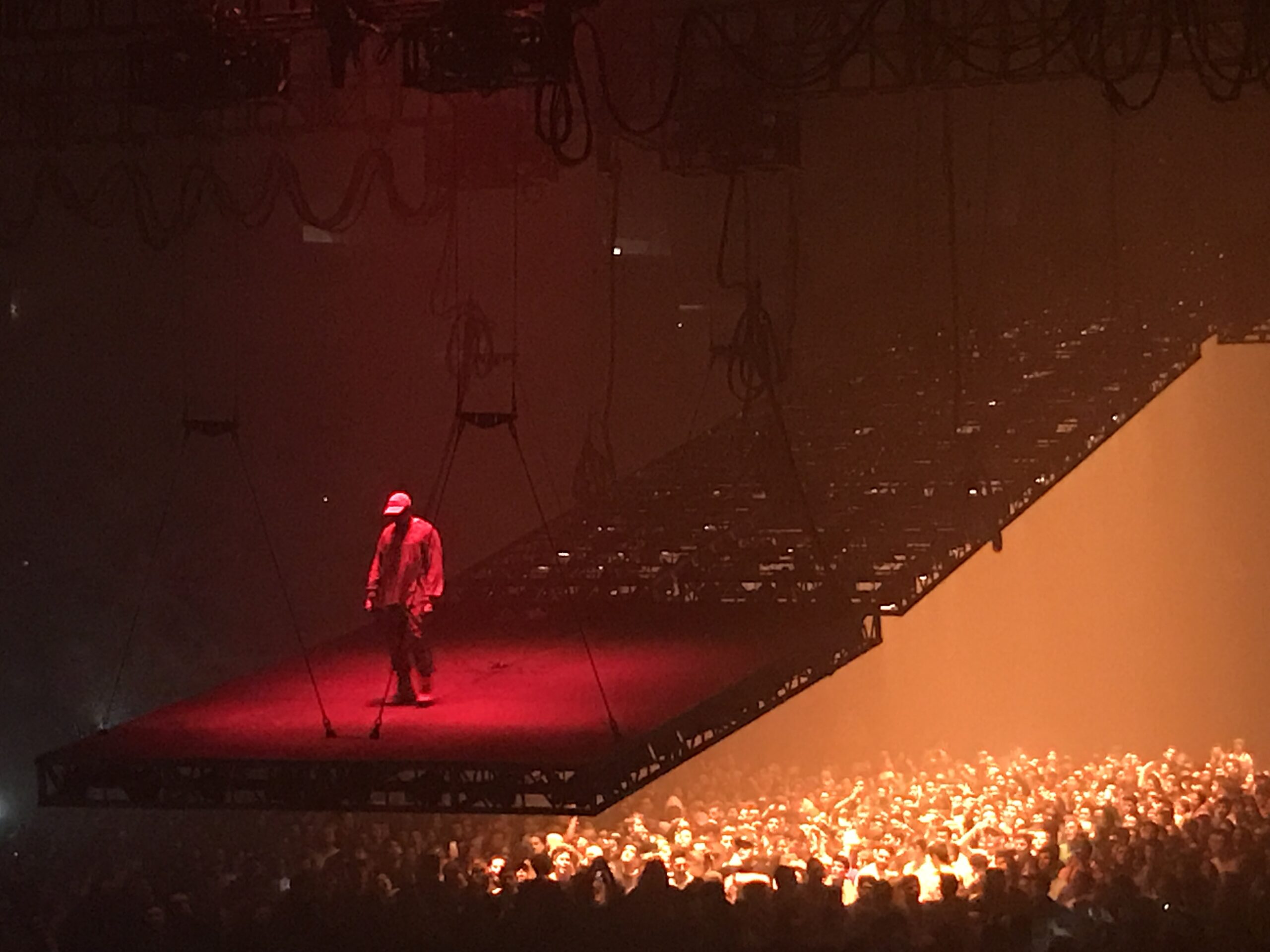 Kanye West Performing on Saint Pablo tour. Photo Provided by Wikimedia Commons https://commons.wikimedia.org/wiki/File:Kanye_West_Saint_Pablo_Tour_SAP_Center_11_17_16_5.jpg