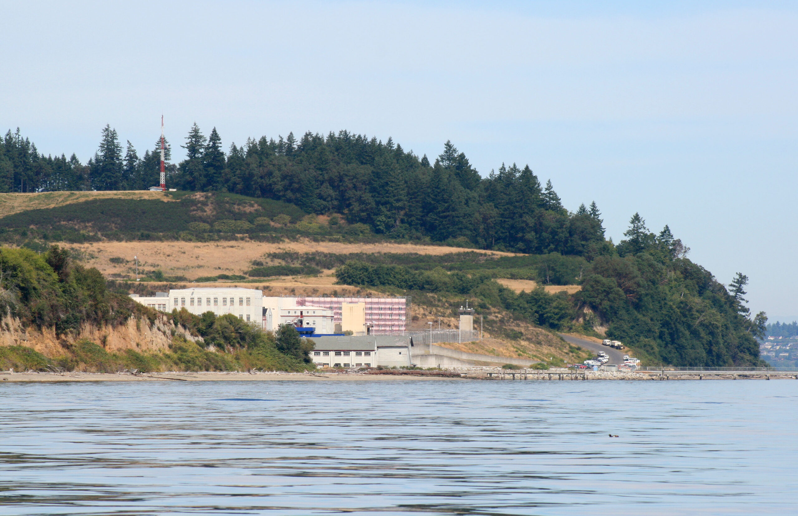 McNeil Island Prison and Pier.