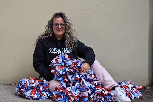 Michelle Damhearst, the head cheer coach for South Salem High School
