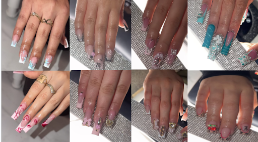 Photos Provided by Slayed By Yaya's Instagram. Graphic made by Marlee Flores